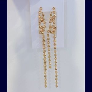 NWT Oak+Fort gold dangling earrings